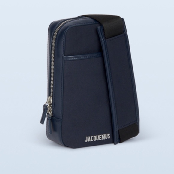 SOLD 💕 JACQUEMUS - Le Giardino Crossbody Pouch Bag - Unisex - Dark Navy - Picture 2 of 9
